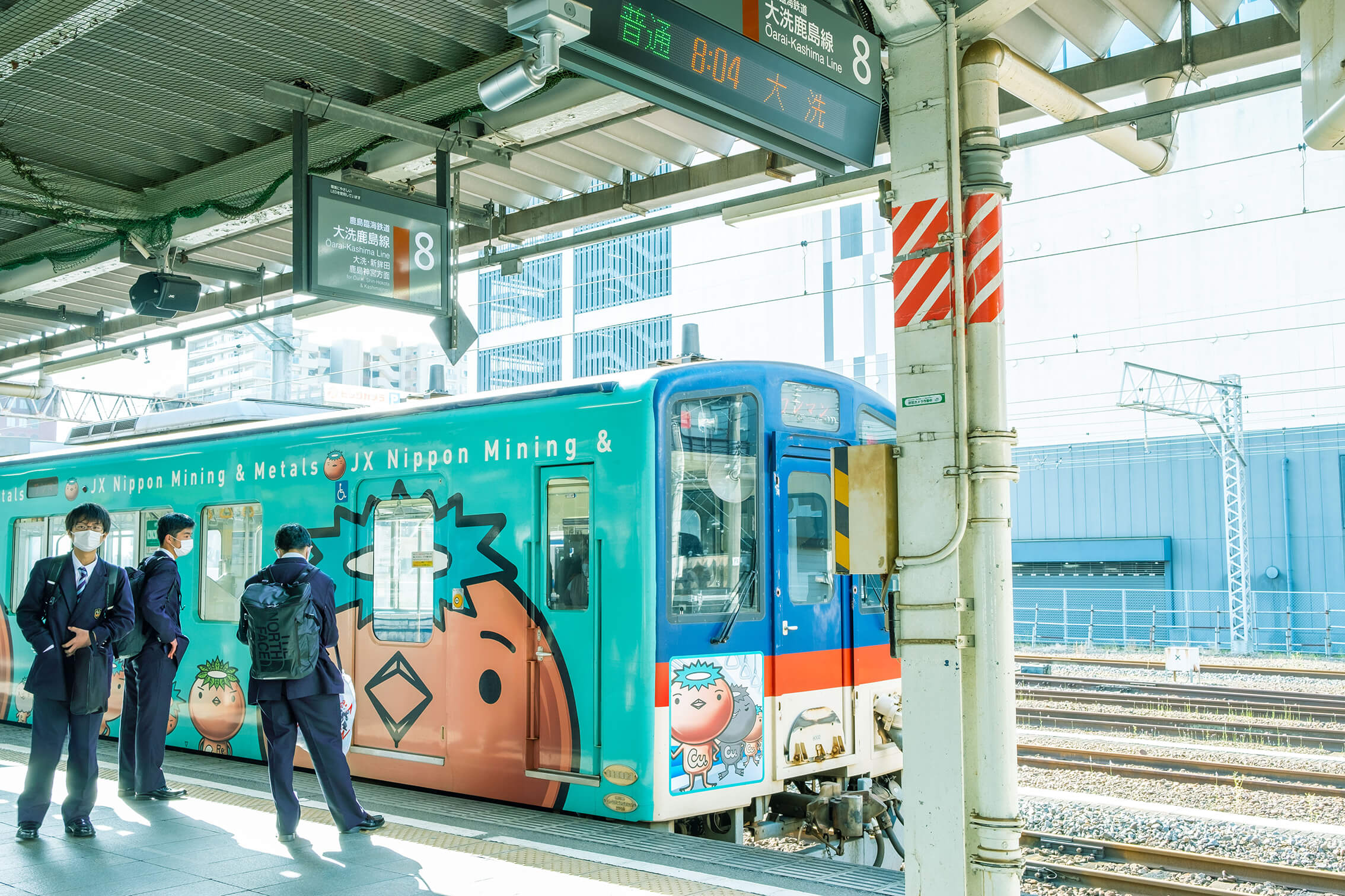 inside the train