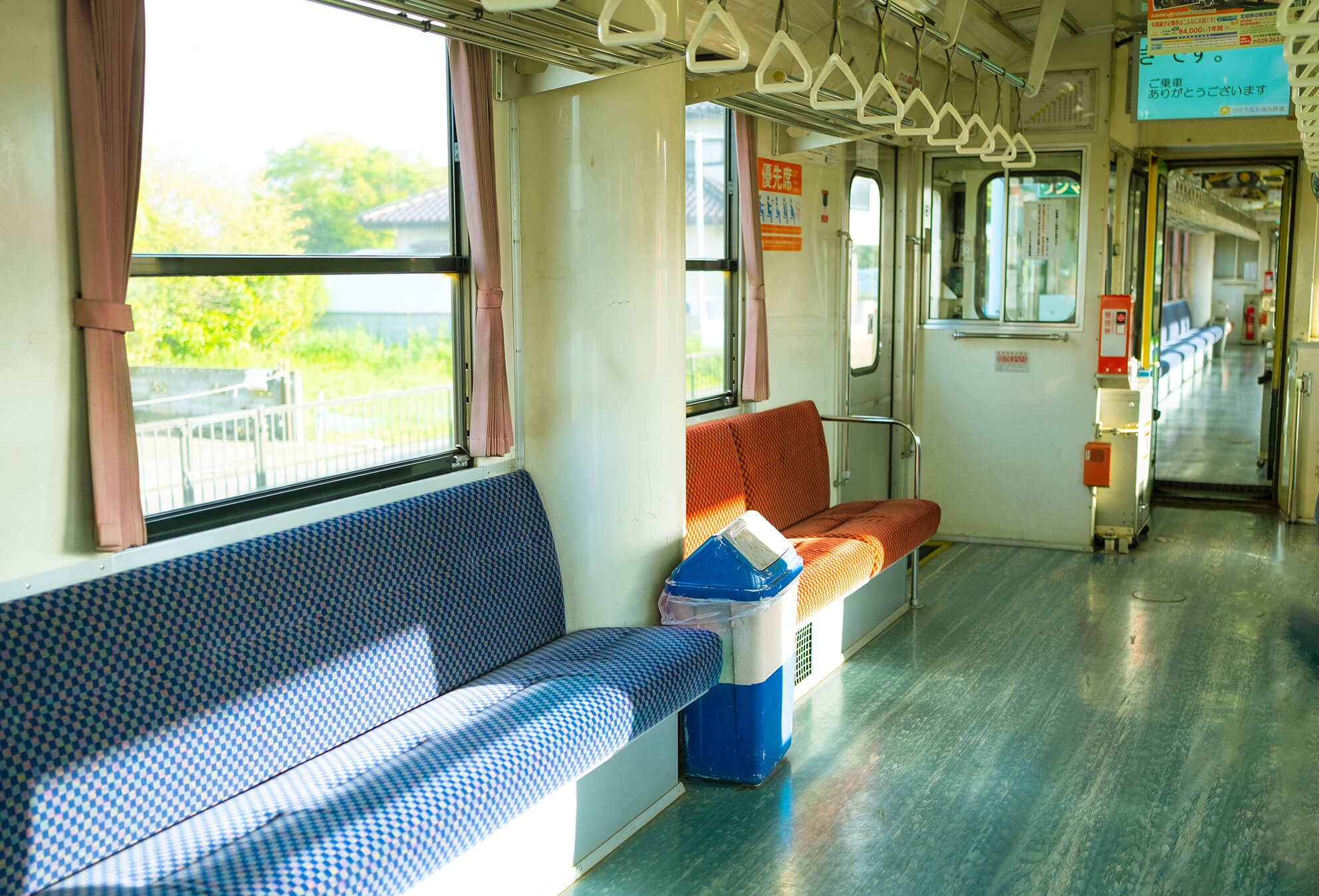 inside the train